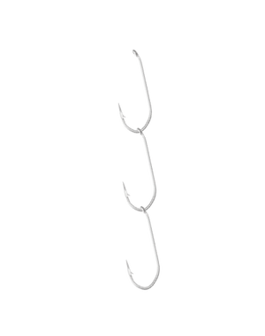 BKK Ganged Hooks Light Gauge Open Eye 25pk