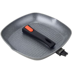 Wildtrak Compact Grill Pan 28cm Non Stick Detach Handle 1/8