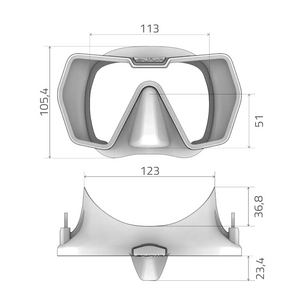 Salvimar Drake Anti-Fog Elastic Strap Mask