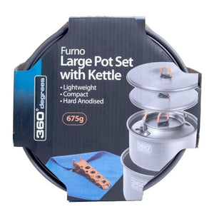 360 Degrees Furno Pot Set With Kettle Cooking / Kitchenware
