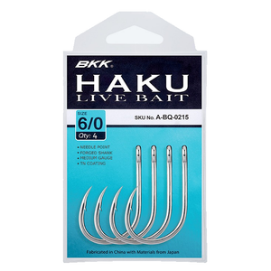 BKK Haku Live Bait Hook Pkt