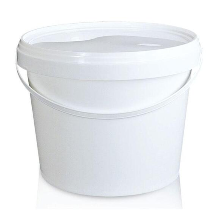 White 5L Bucket With Lid