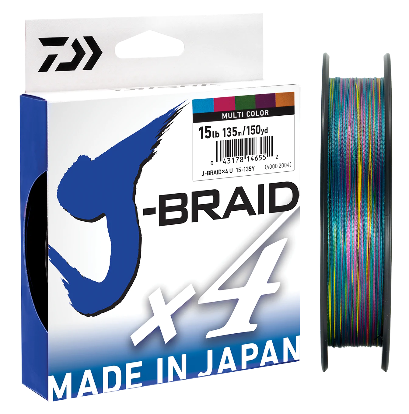 Daiwa J-Braid 4 - Multi Colour