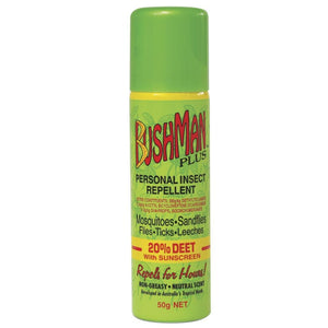 Bushman Plus With Sunscreen Insect / Sun / Rain Protection