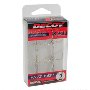 Decoy Treble Hook Y-S21 Pkt Hooks