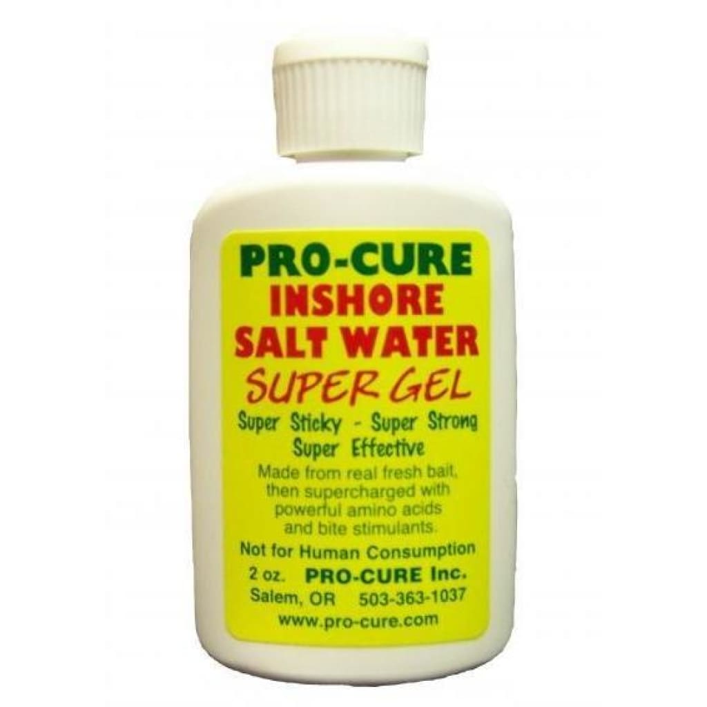 Pro-Cure Super Gel Scent Inshore Saltwater / 2Oz Lures