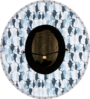 Samaki Marlin Patch Straw Hat