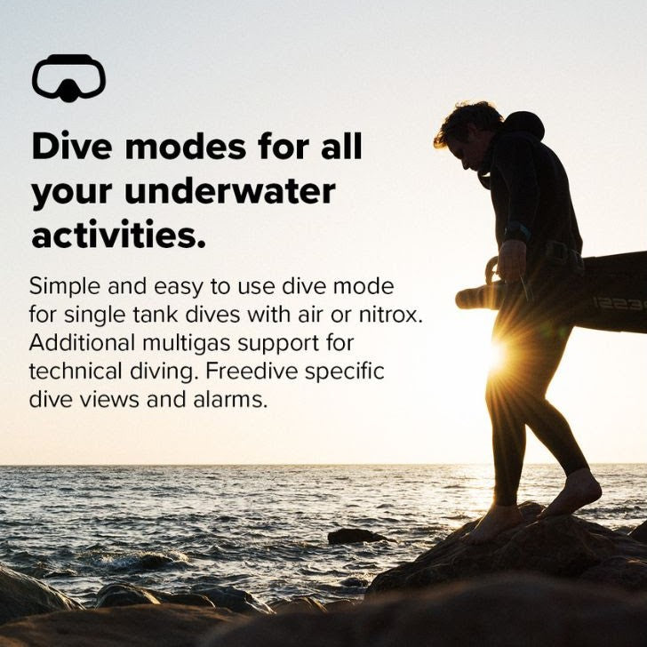 Suunto Ocean GPS, Sports Watch & Dive Computer