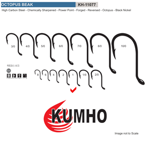 Kumho Octopus Beak Hooks Value Pack