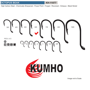 Kumho Octopus Beak Hooks Value Pack