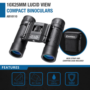 Barska 10x 25 Lucid Binoculars