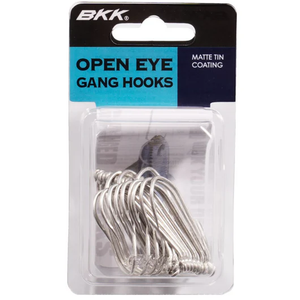 BKK Ganged Hooks Light Gauge Open Eye 25pk