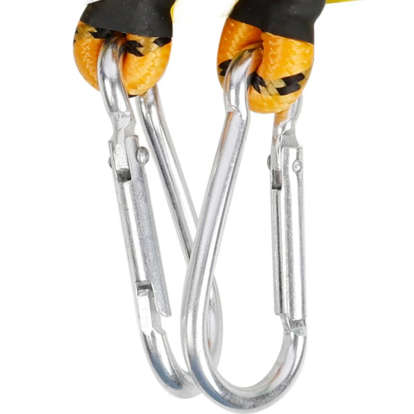 4 Corde Elastiche Bungee Strap Con Moschettoni &ndash; Heavy Duty, Assortite, Per Fissaggio