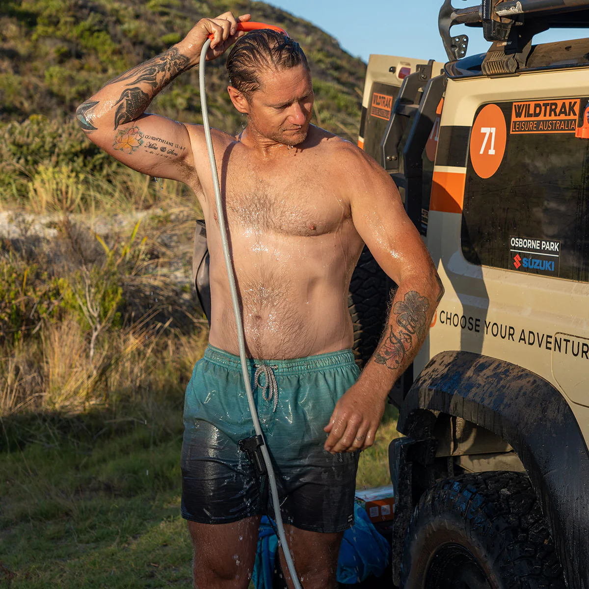 Wildtrack 12v Rechargeable Camp Shower