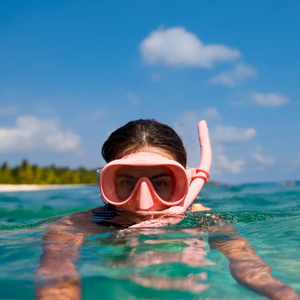 Mirage Sunsets Mask Snorkel Set