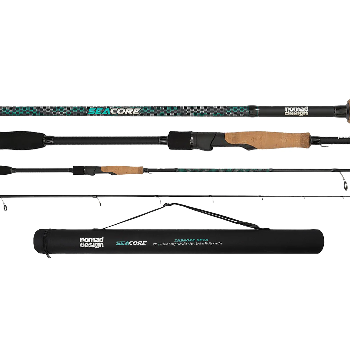 Nomad Seacore Inshore Spin Rods