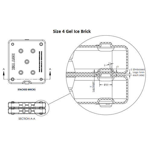 Icey Tek Hard Gel Pack