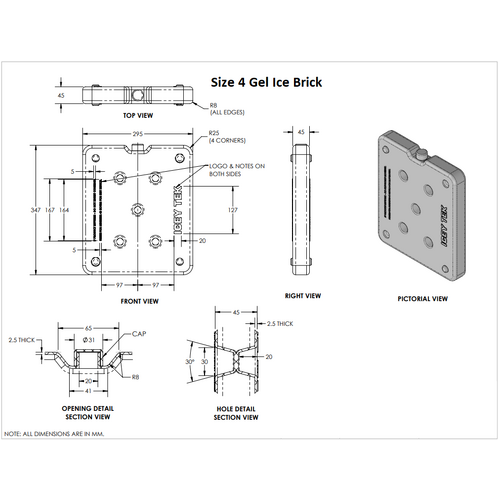 Icey Tek Hard Gel Pack
