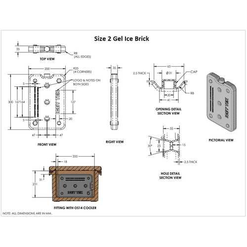 Icey Tek Hard Gel Pack
