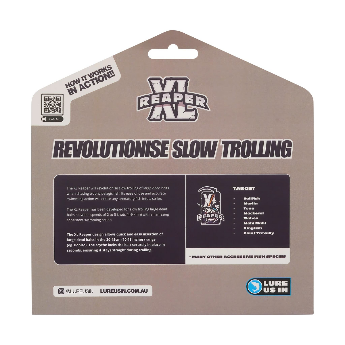 Lure Us In Reaper Rig X-Large - Bare Rig