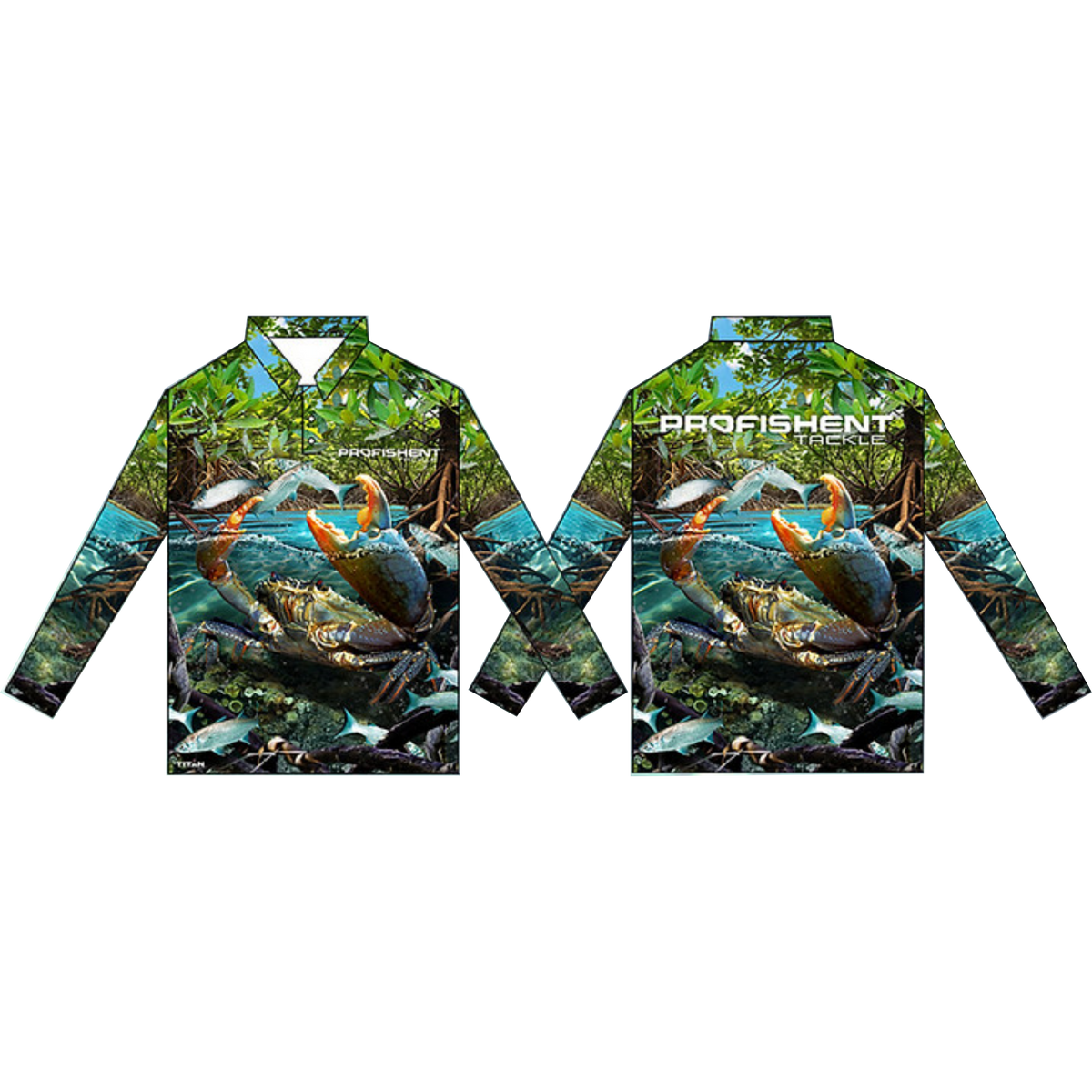 Profishent Tackle Mud Crab Longsleeve Shirt