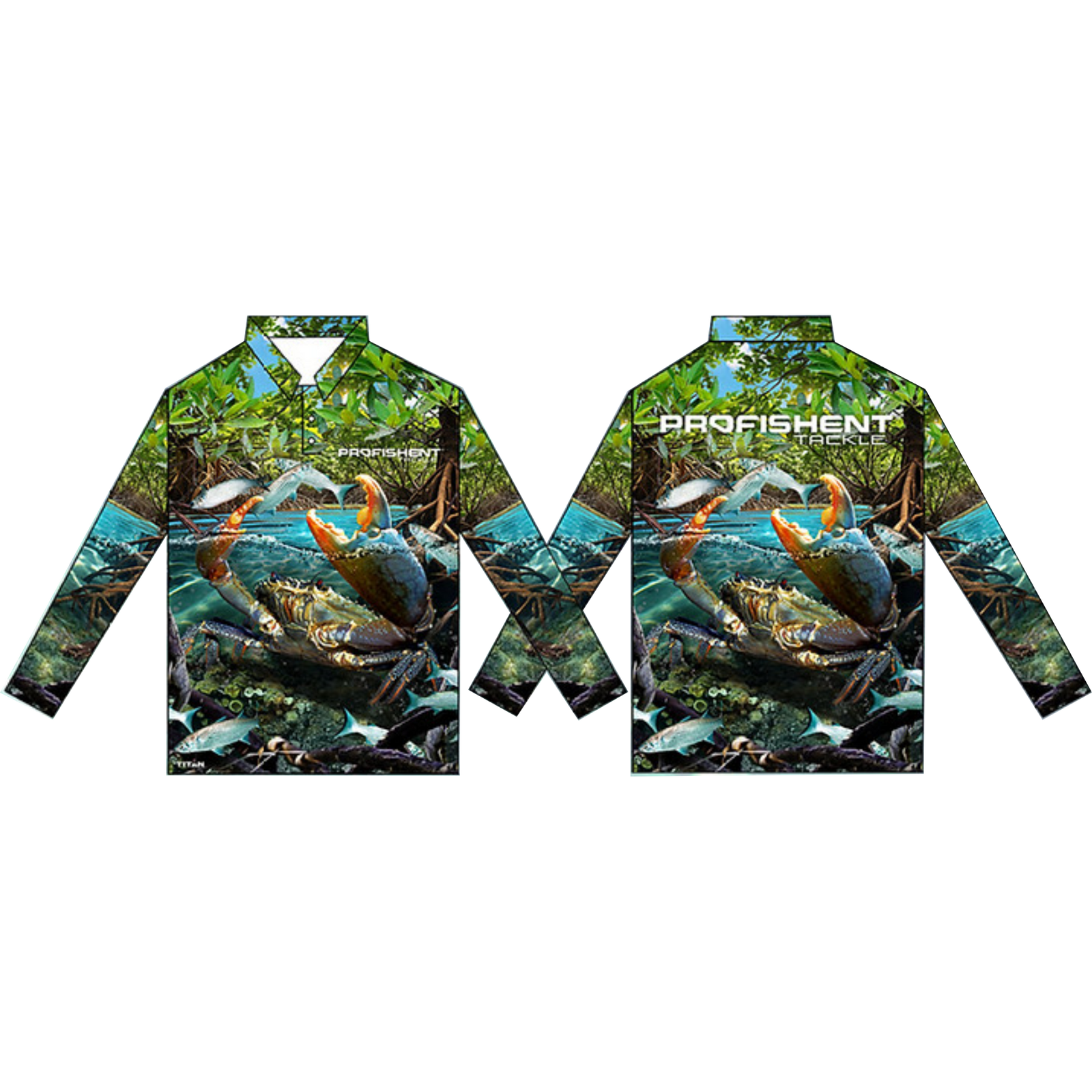 Profishent Tackle Mud Crab Longsleeve Shirt