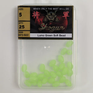 Shogun Lumo Green Soft Bead