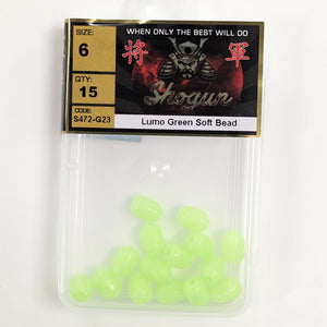 Shogun Lumo Green Soft Bead