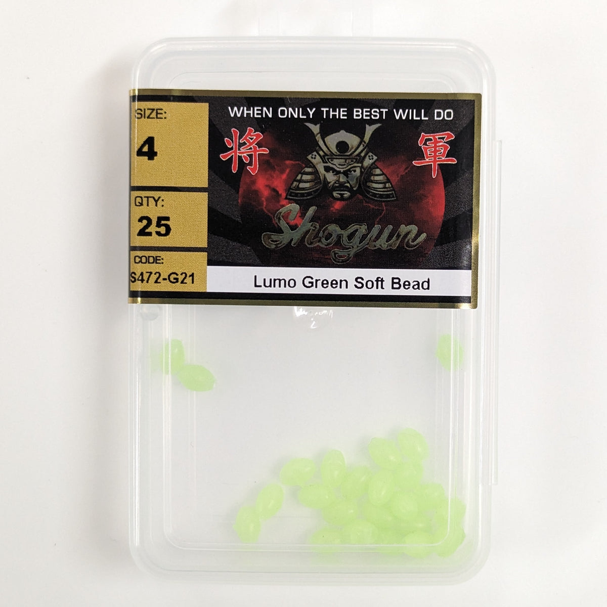 Shogun Lumo Green Soft Bead