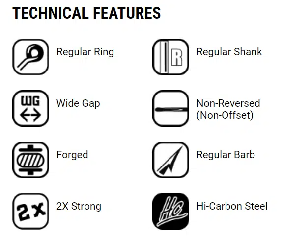 VMC 7116 Saltwater Fly Hook