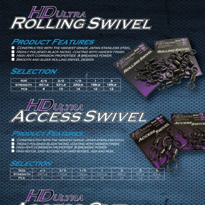 Oceans Legacy 3 Way Swivel