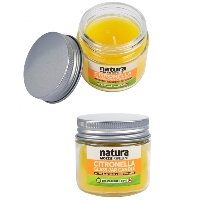 Natura Citronella Candle Jar