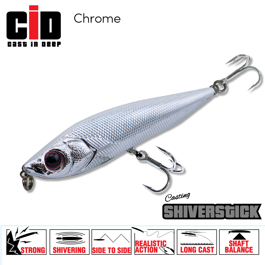 cid fishing lures Big Catch Tackle Its dense construction allows it to be fished effectively in both calm and rough conditions CID GT Ice Cream Skinny