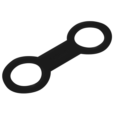 OceanPro Silicone HD Snorkel Keeper Black