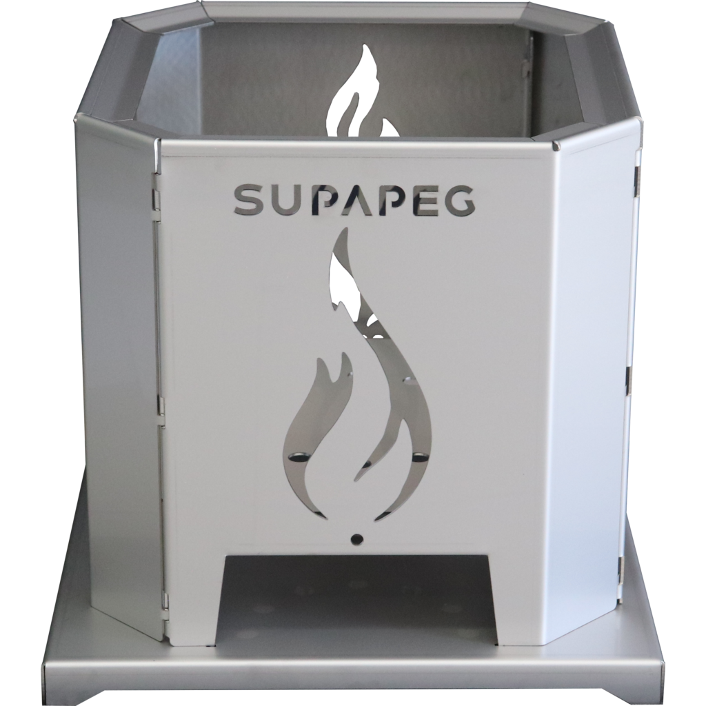 Supa Peg Supa Cube Fire Pit S/S