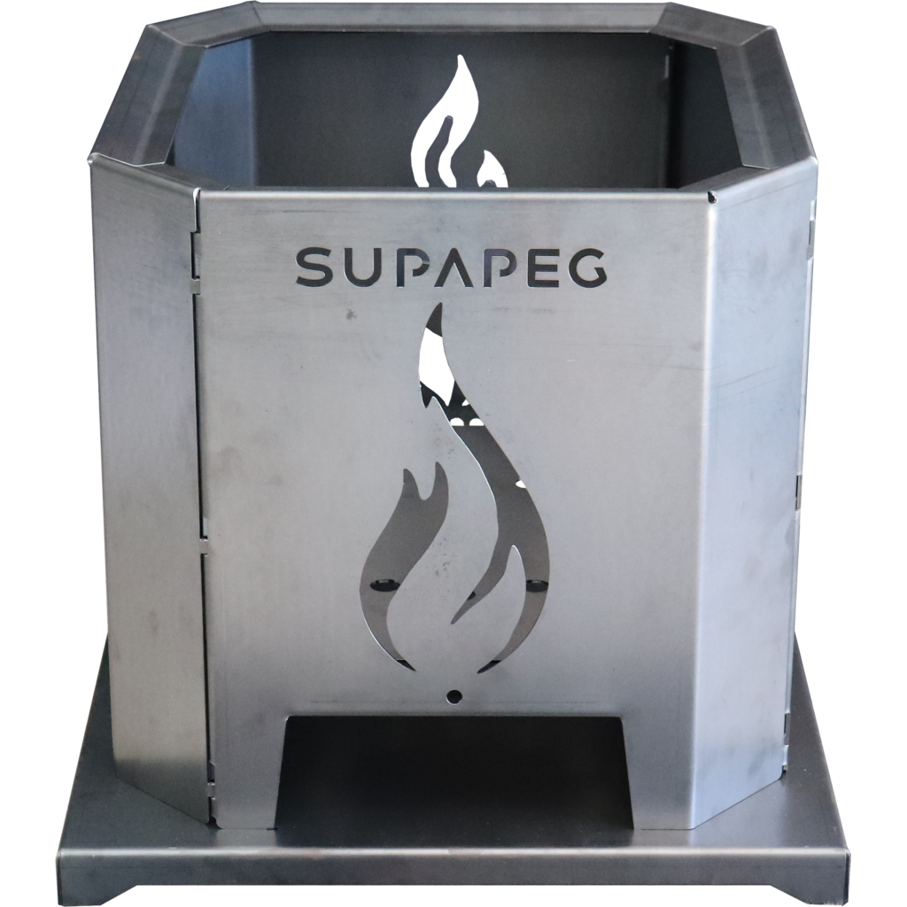 Supa Peg Supa Cube Fire Pit (Steel)