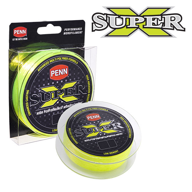 PENN Super X Mono Spool Hi-Vis Green