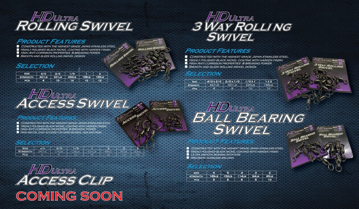 Oceans Legacy HD Ultra Rolling Swivel