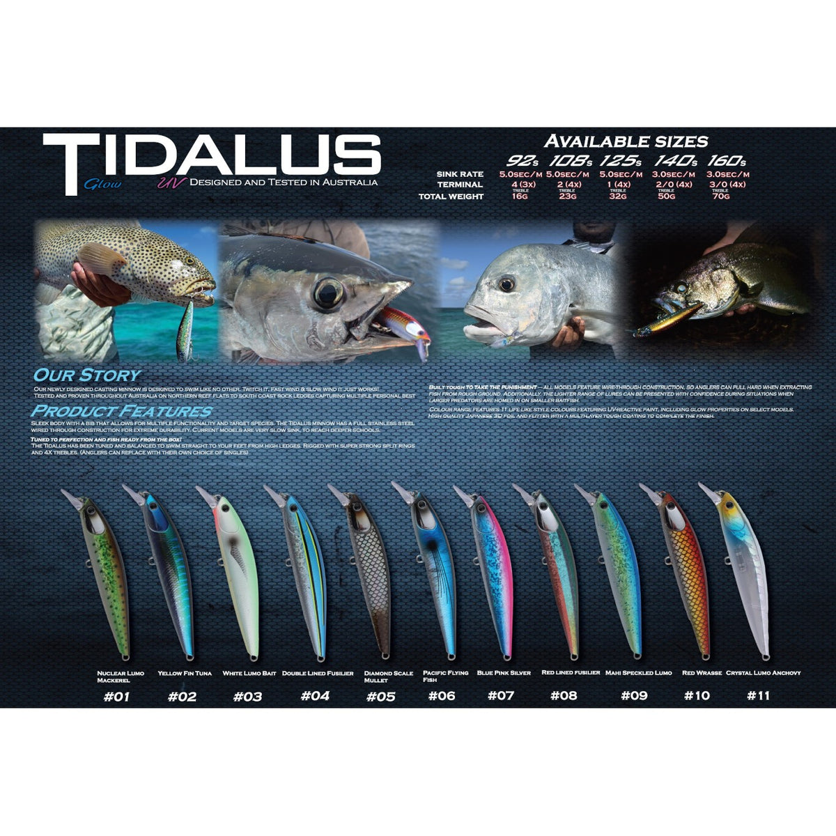 Ocean's Legacy Tidalus Minnow