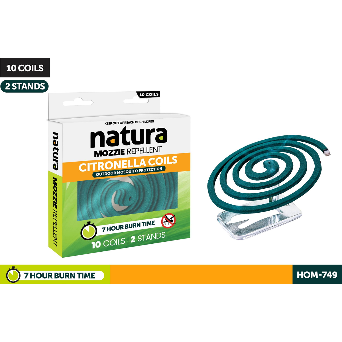 Natura Citronella Mozzie Coils