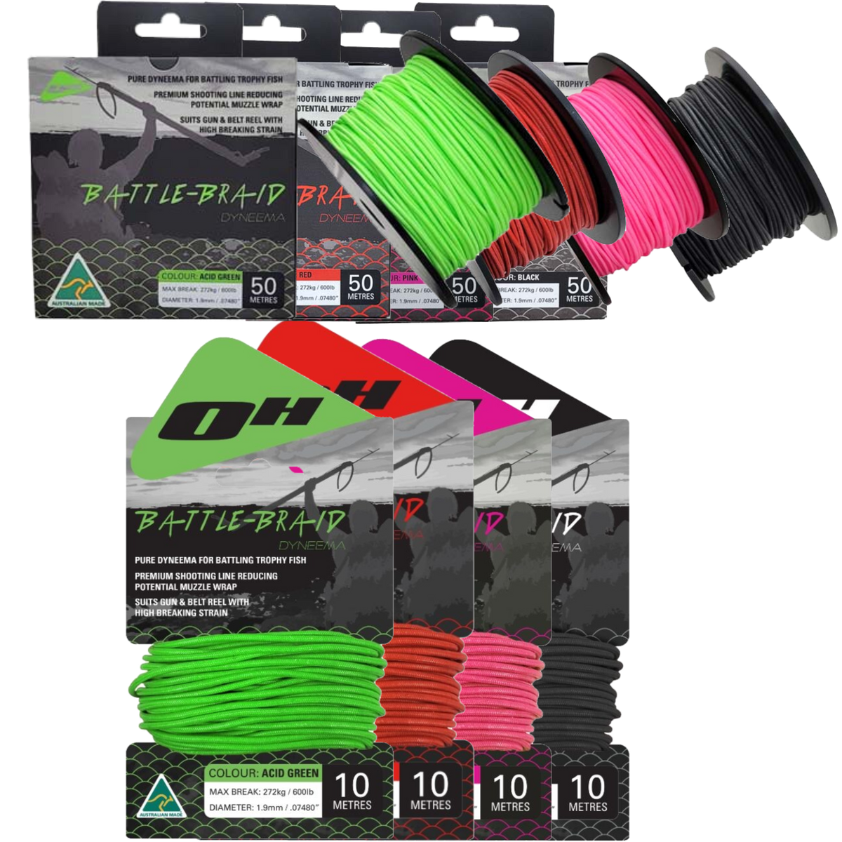 Oceanhunter Battle Braid Dyneema