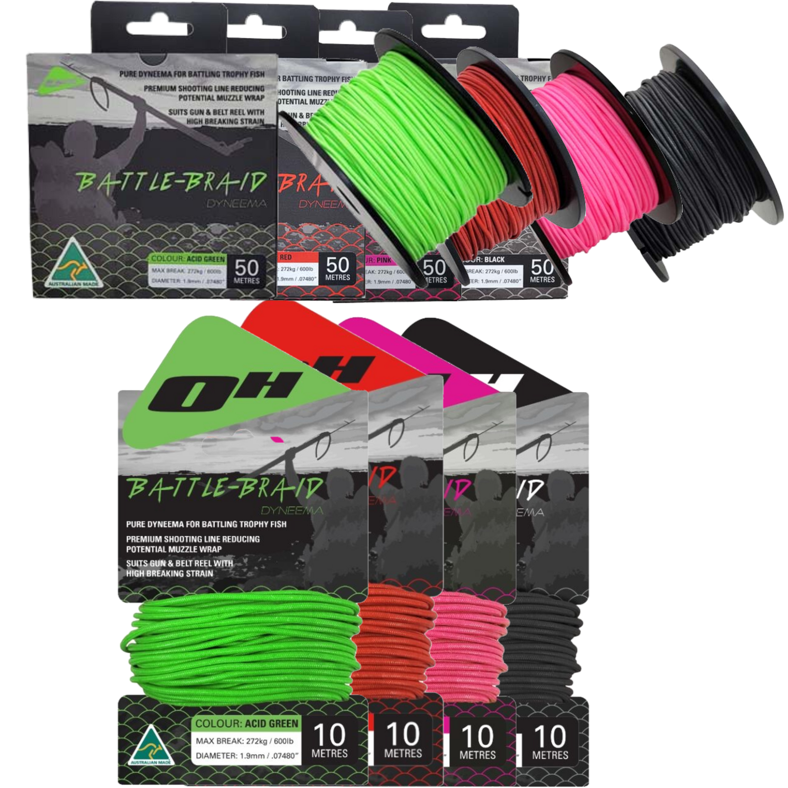 Oceanhunter Battle Braid Dyneema
