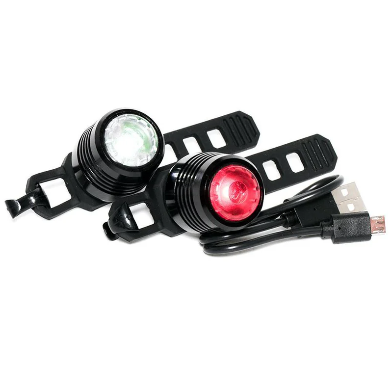 Front & Rear Light Set - Rechargeable