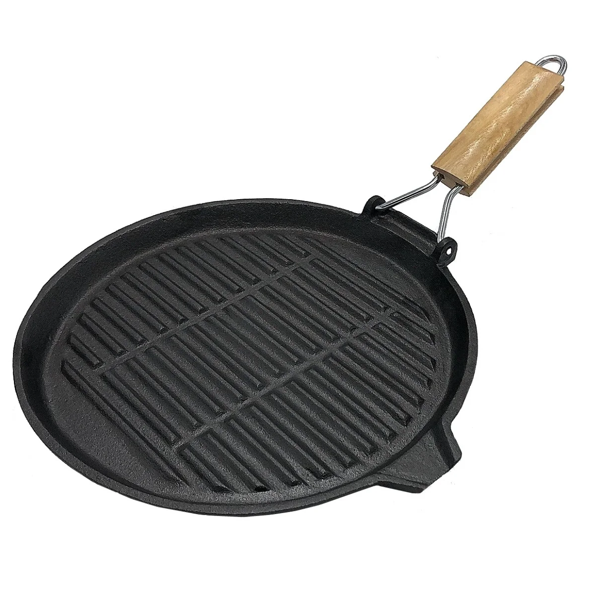 Wildtrak 24cm Round Grill Pan Pre-seasoned