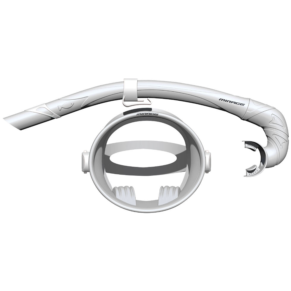 Mirage Oceania Mask Snorkel Set