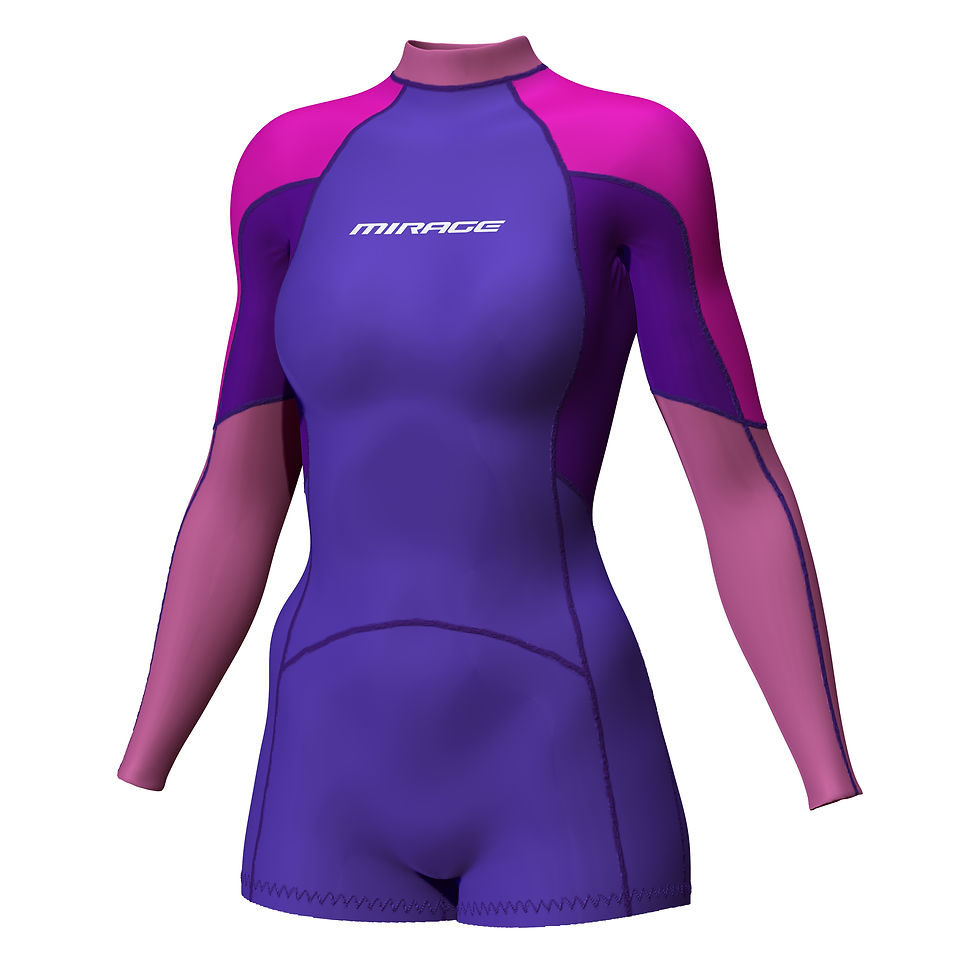 Mirage Womens 2mm Long Sleeve Springsuit