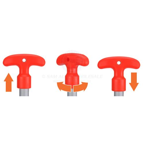 Paddle Mini Telescopic Handle 22''