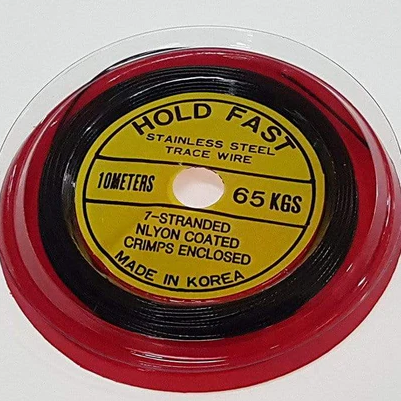 Hold Fast Black Trace Wire 10m