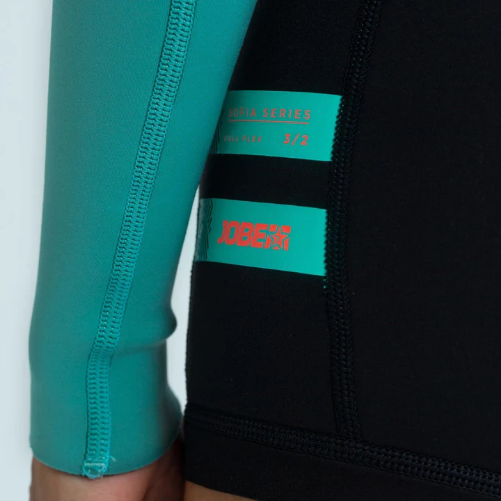Jobe Sofia 3/2mm Shorty Longsleeve Wetsuit Women Vintage Teal