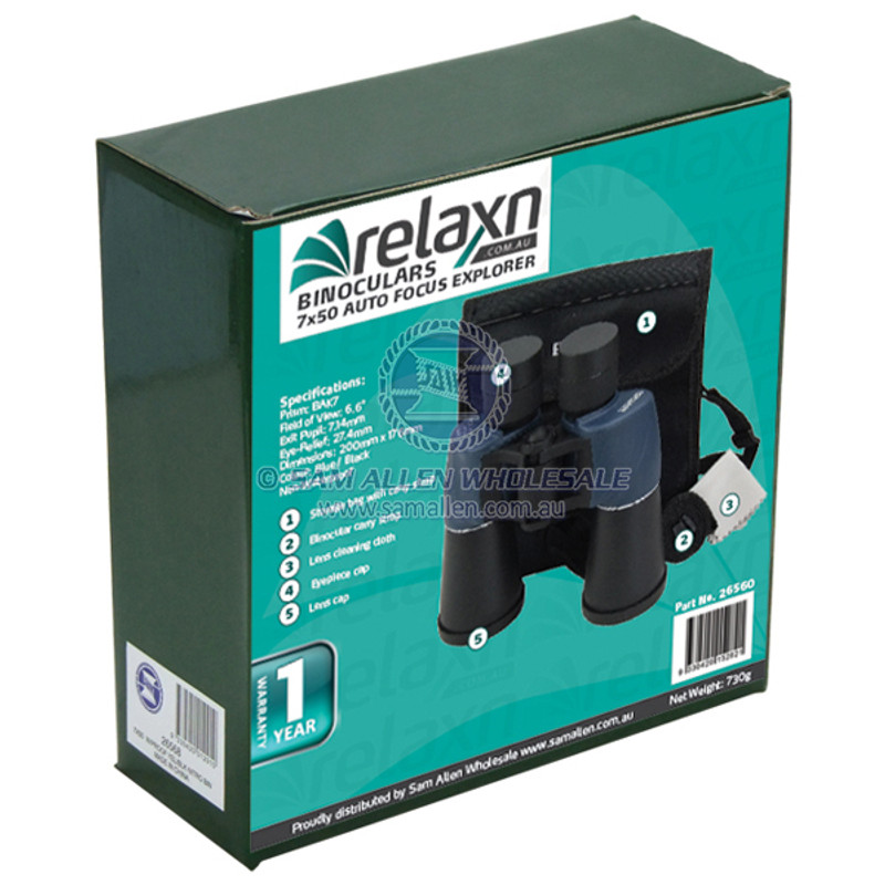 Relaxn Explorer Auto Focus 7x50 Binoculars